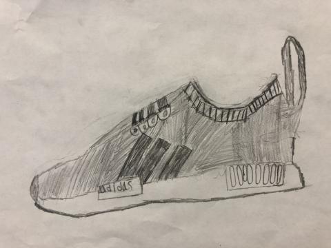 Div. 8: My Shoe Sketch